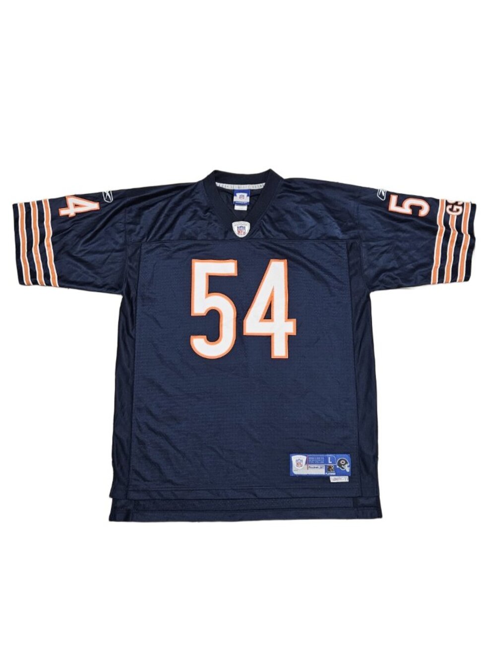 Brian Urlacher Bears #54 Reebok NFL Jersey Men L Navy